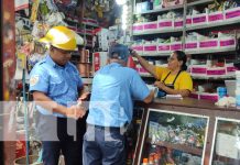 Foto: Prevención de incendios con inspección de bomberos en el Mercado Iván Montenegro / TN8