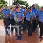 La valentía y el compromiso de los héroes de la paz son recordados en Nicaragua Foto: Ofrenda de la Policía Nacional para hermanos y hermanas en el cumplimiento del deber / TN8