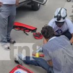 Dos jóvenes lesionados tras impactar contra ciclista en Estelí Foto: Accidente con ciclista en Estelí / TN8