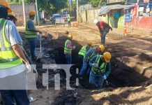 Foto: Comarca Gaspar García Laviana (Managua) con afectaciones por agujeros / TN8