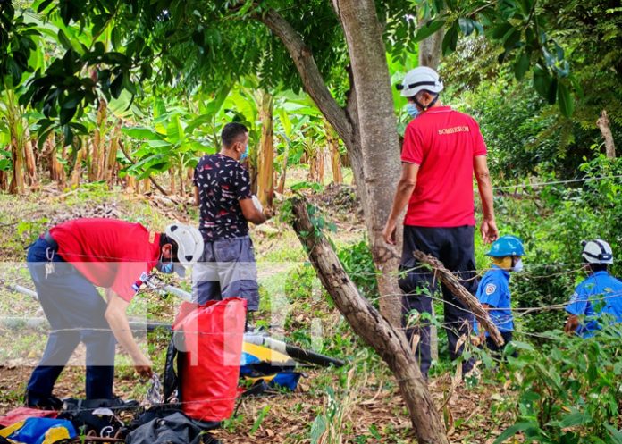 Foto: Hallazgo del cuerpo de un hombre en una poza de San Jorge, Rivas / TN8 Foto: Hallazgo del cuerpo de un hombre en una poza de San Jorge, Rivas / TN8