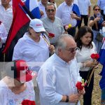 En homenaje a San Jacinto, se reafirma en Nicaragua la lucha contra la pobreza y compromiso con la paz Foto: Ofrenda a héroes de San Jacinto / TN8