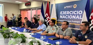 Foto: Anuncio del 3er Ejercicio Nacional de Protección a la Vida 2025 en Nicaragua / TN8