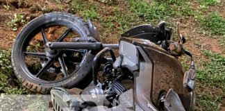 Foto: Muerte de motociclista tras accidente en la rotonda del INTA, en Managua / TN8