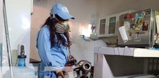 Foto: Fumigación en el barrio Hilario Sánchez, Managua / TN8