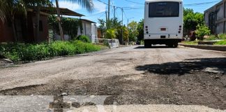 Foto: Exigen reparación de calles en Valles de Sandino, Managua / TN8
