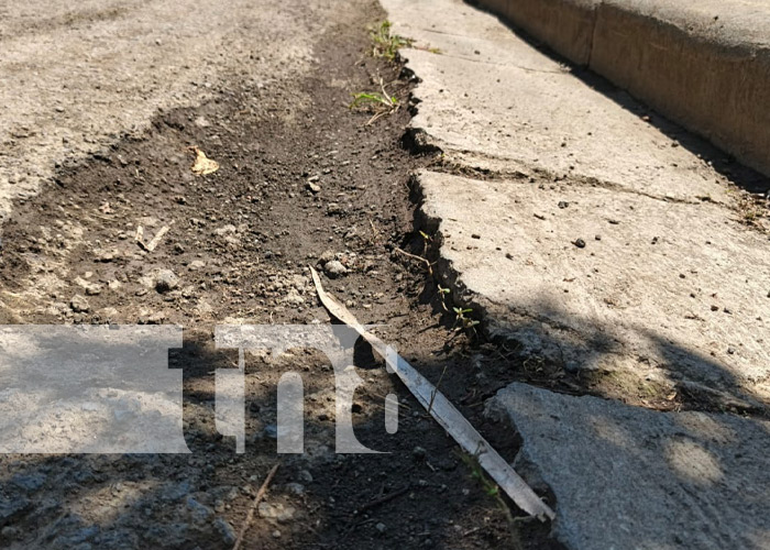 Foto: Exigen reparación de calles en Valles de Sandino, Managua / TN8