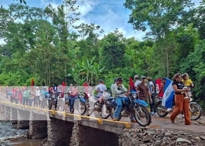 Foto: Nuevo puente en Zapote Kum, Siuna / TN8