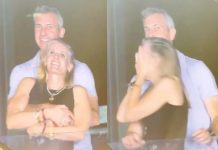 Foto: Andy Byron junto a su esposa /cortesía