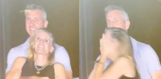 Foto: Andy Byron junto a su esposa /cortesía