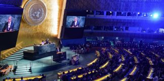 Foto: Canciller cubano denuncia bloqueo de EE. UU. ante la Asamblea General de la ONU / Cortesía