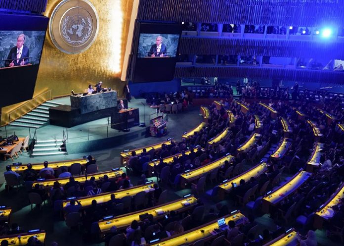 1 Foto: Canciller cubano denuncia bloqueo de EE. UU. ante la Asamblea General de la ONU / Cortesía