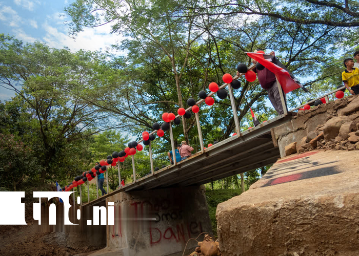 Foto: Nuevo puente en Río Blanco /TN8
