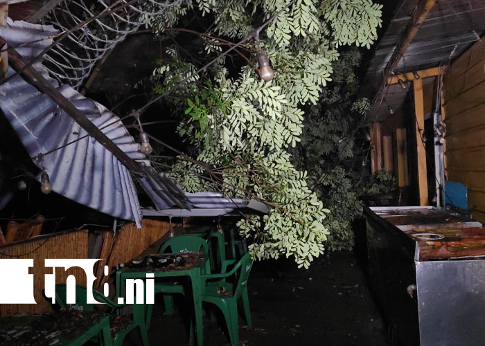 Foto: Tormenta nocturna sacude Managua /TN8