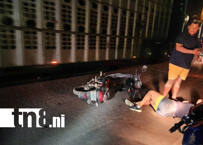 Foto: Motociclista grave tras choque con semoviente en Rivas/TN8
