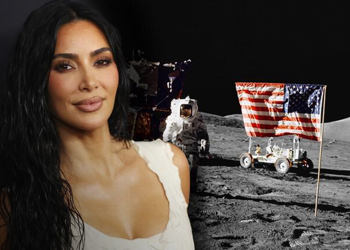 Foto: Kim Kardashian sobre la NASA /cortesía