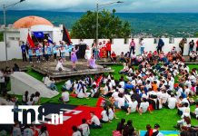 Juventud Sandinista rinde homenaje a Benjamín Zeledón con caminata histórica en Masaya Foto: Juventud Sandinista rinde homenaje a Benjamín Zeledón con caminata histórica en Masaya/TN8