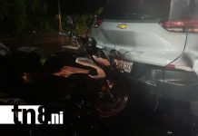 Accidente de tránsito en carretera nueva a León deja una persona lesionada Foto: Accidente de tránsito en carretera nueva a León deja una persona lesionada/TN8