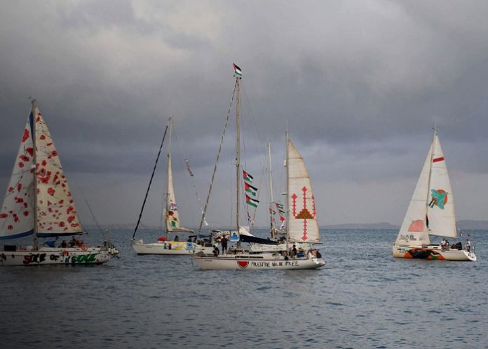 Foto: Flotilla humanitaria «en alerta máxima» por amenazas de Israel /Cortesía Foto: Flotilla humanitaria «en alerta máxima» por amenazas de Israel /Cortesía