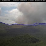 INETER alerta sobre desprendimiento en cráter del volcán Masaya Foto:INETER informa sobre actividad en el volcán Masaya /Cortesía