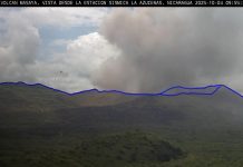 Foto:INETER informa sobre actividad en el volcán Masaya /Cortesía