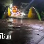Fuerte lluvia en Matagalpa provoca desborde del río Grande Foto: Fuerte lluvia en Matagalpa provoca desborde del río Grande/TN8