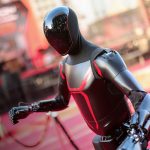 Foto: El robot de Tesla muestra habilidades /cortesía