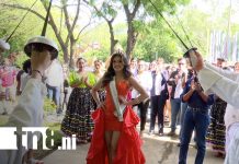 Foto: María Alejandra Guerra Urbina deslumbra a todos en la UNAN Managua/ TN8