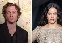 Foto: Jeremy Allen White y Rosalía /cortesía