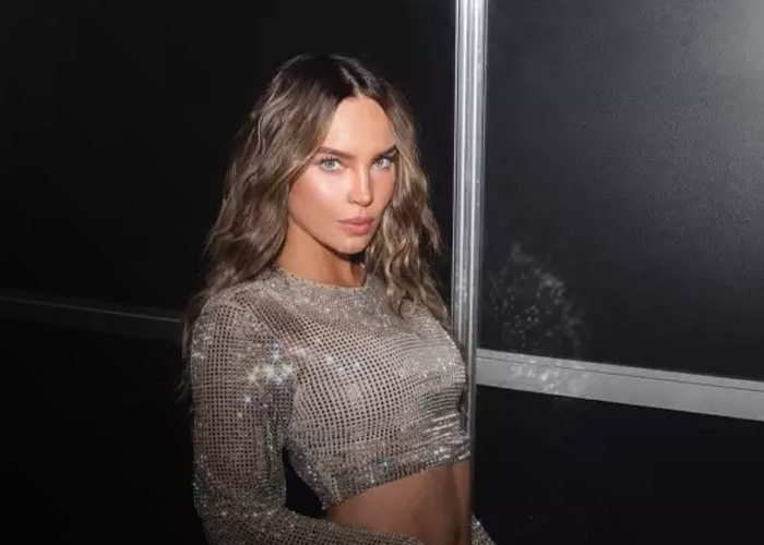 Foto: Belinda bajo protección /cortesía