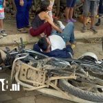 Aparatoso accidente de tránsito en Juigalpa, deja un motociclista lesionado Foto: Aparatoso accidente de tránsito en Juigalpa, deja un motociclista lesionado/TN8
