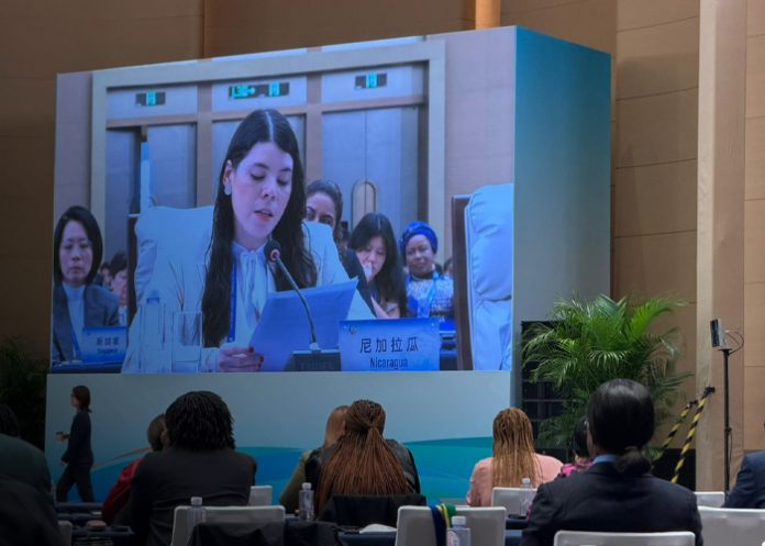 Foto: Camila Ortega destaca avances de Nicaragua /cortesía