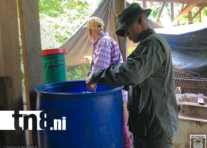 Foto: Batallón Ecológico Bosawas lidera jornada de abatización en Prinzapolka/TN8