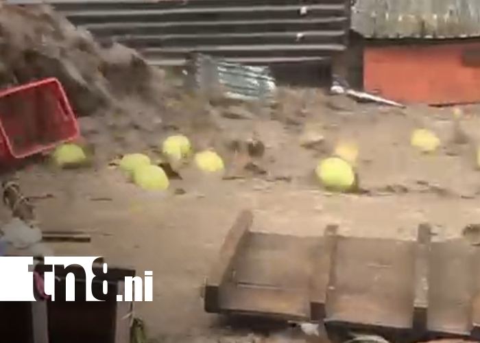 Foto: Mercado de Boaco afectado por lluvias/TN8
