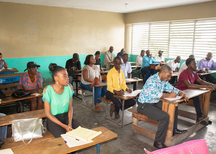 Foto:Haití busca cumplir mandato constitucional de alfabetización/Cortesía
