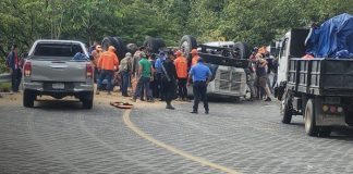 Foto: Accidente en Nueva Segovia: Camión arenero deja un herido grave/TN8