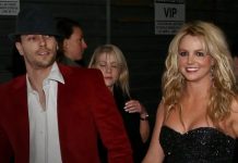 Foto: Kevin Federline sobre Britney Spears /cortesía