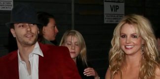 Foto: Kevin Federline sobre Britney Spears /cortesía