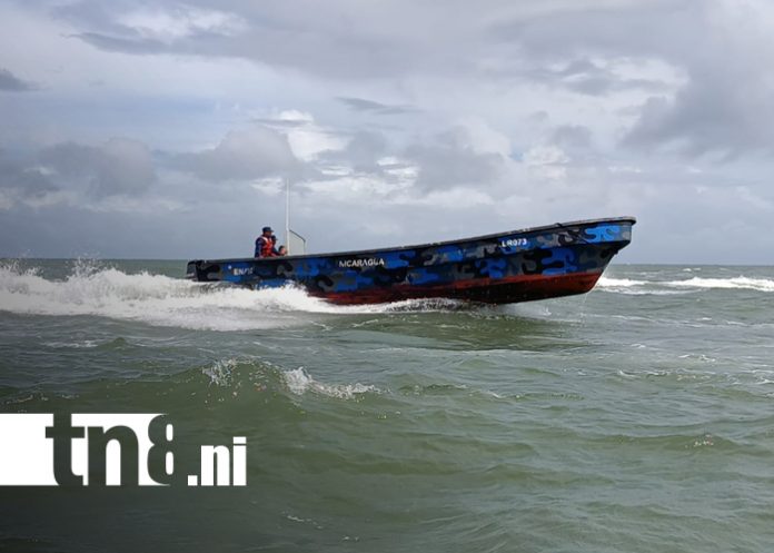 Foto: Fuerza Naval mantiene vigilancia sobre fenómeno meteorológico en el Caribe nicaragüense/TN8