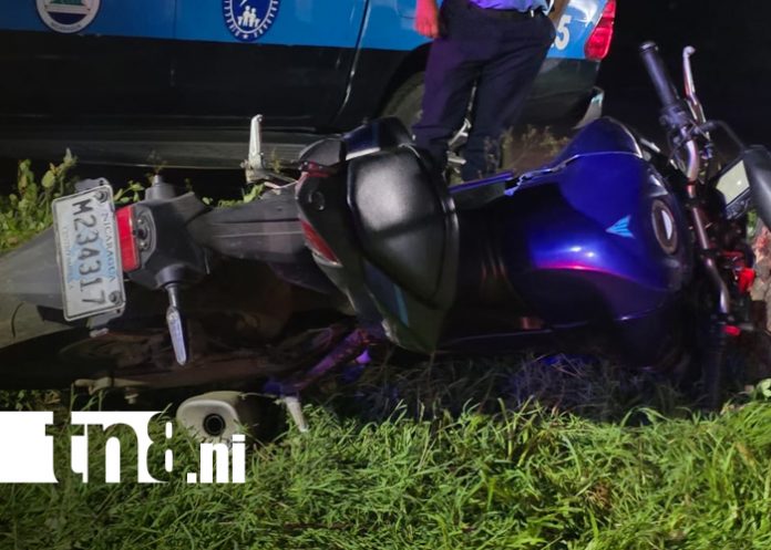 1 Foto: Cuatro lesionados deja violento choque entre motocicletas en carretera a Masaya/TN8