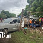 Menor entre la vida y la muerte tras sufrir accidente de tránsito en Chinandega Foto: Pequeños heridos en aparatoso accidente de tránsito en Chinandega/TN8
