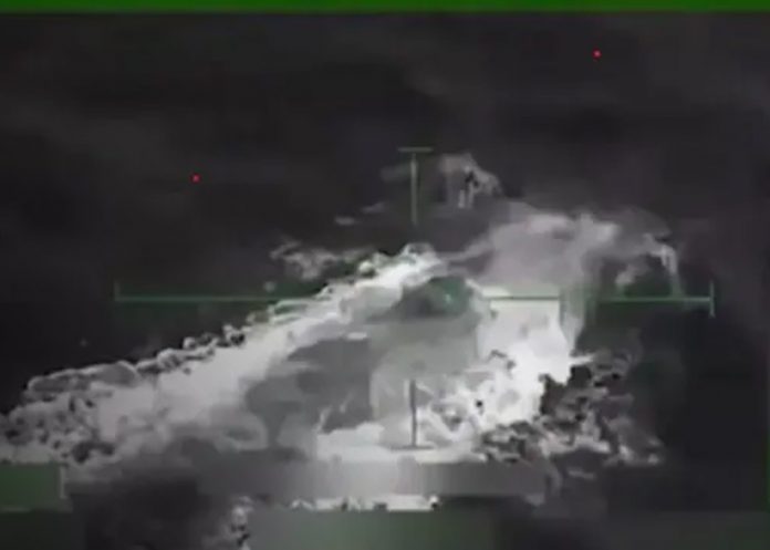 1 Foto:Trump publica video del bombardeo en el Caribe/Cortesía