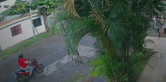 Foto: Motociclista armado roba en Managua/TN8