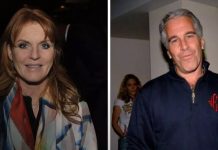 Foto: Sarah Ferguson y Jeffrey Epstein /cortesía