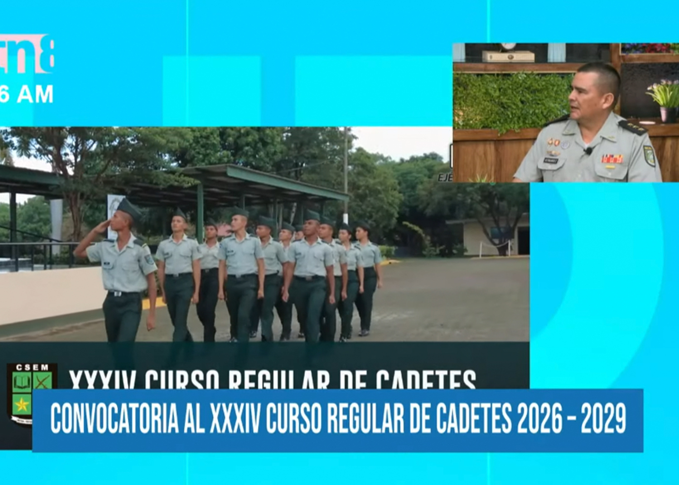 Foto: Sé parte de la familia del Ejército de Nicaragua /TN8