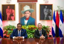 Nicaragua recibe Copias de Estilo del nuevo Embajador de Indonesia