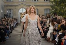 Foto: Laura Dern en Paris Fashion Week 2025 /cortesía