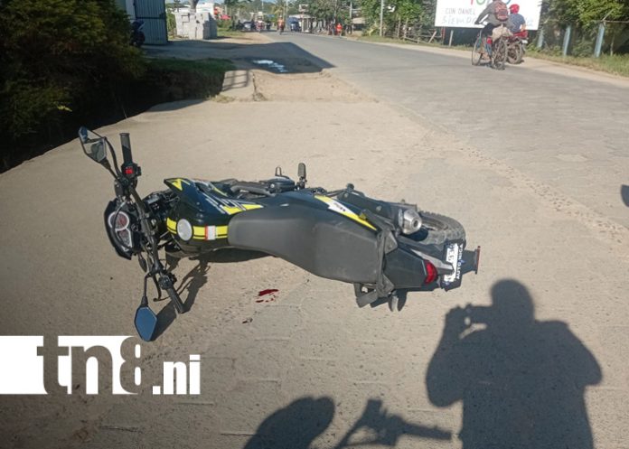 1 Foto: Maniobra imprudente provoca fuerte colisión entre motocicletas en Nueva Segovia/TN8