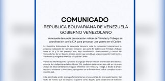 Foto: Venezuela denuncia provocación militar de Trinidad y Tobago bajo coordinación de la CIA/Cortesía