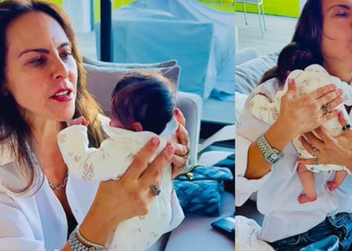 Foto: Kate del Castillo y su nuevo “hijo”/Cortesía